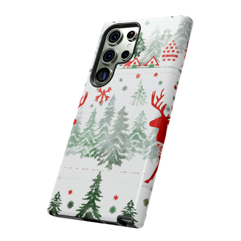 Nordic Christmas Print - Impact Resistant Phone Case